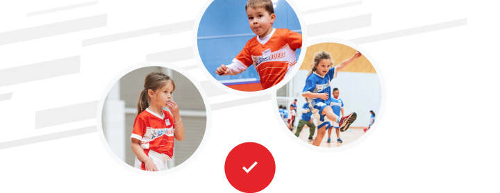Children playing soccer