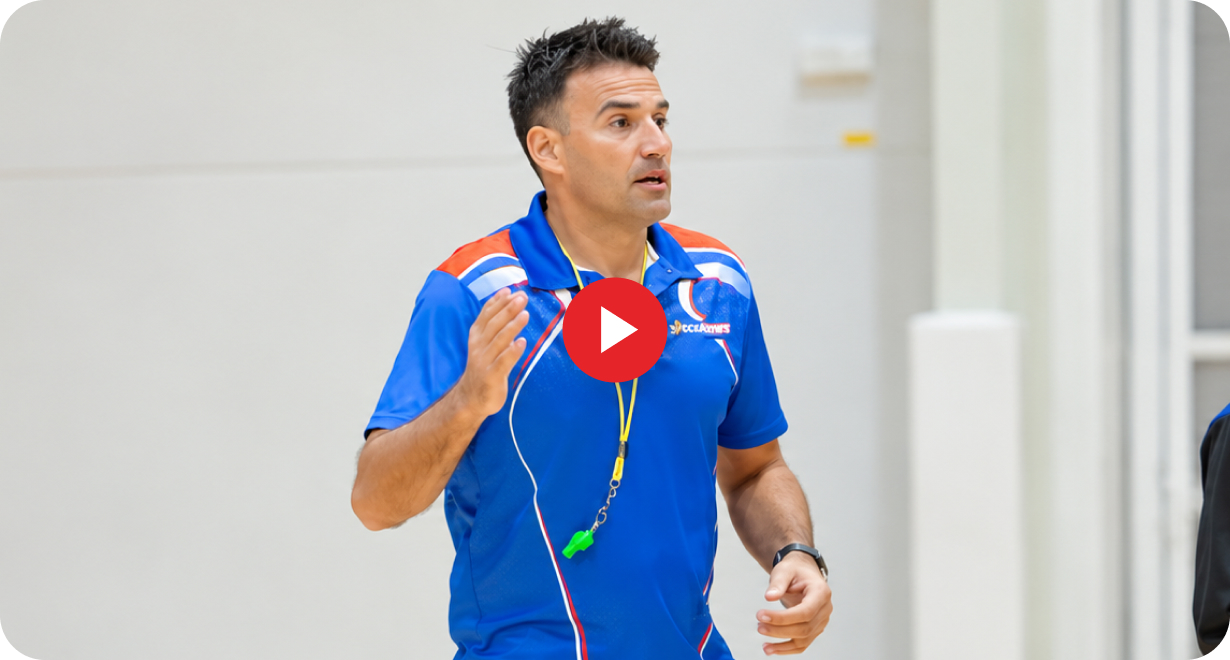 Coaches in action at the gym