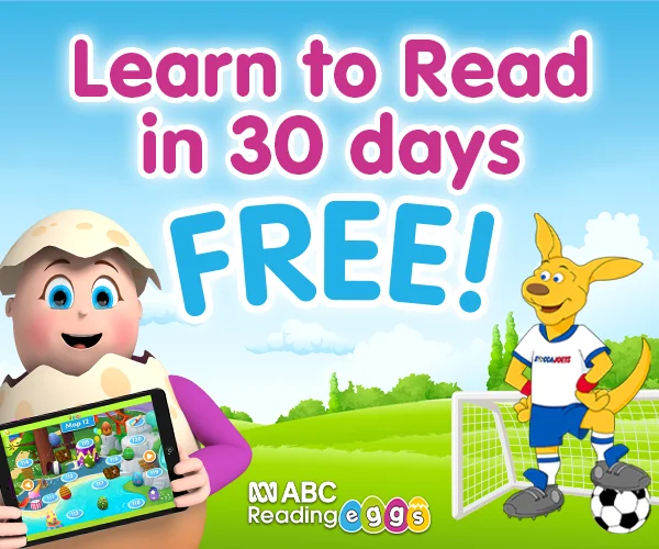 Learn to Read in 30 Days FREE with ABC Reading Eggs! 